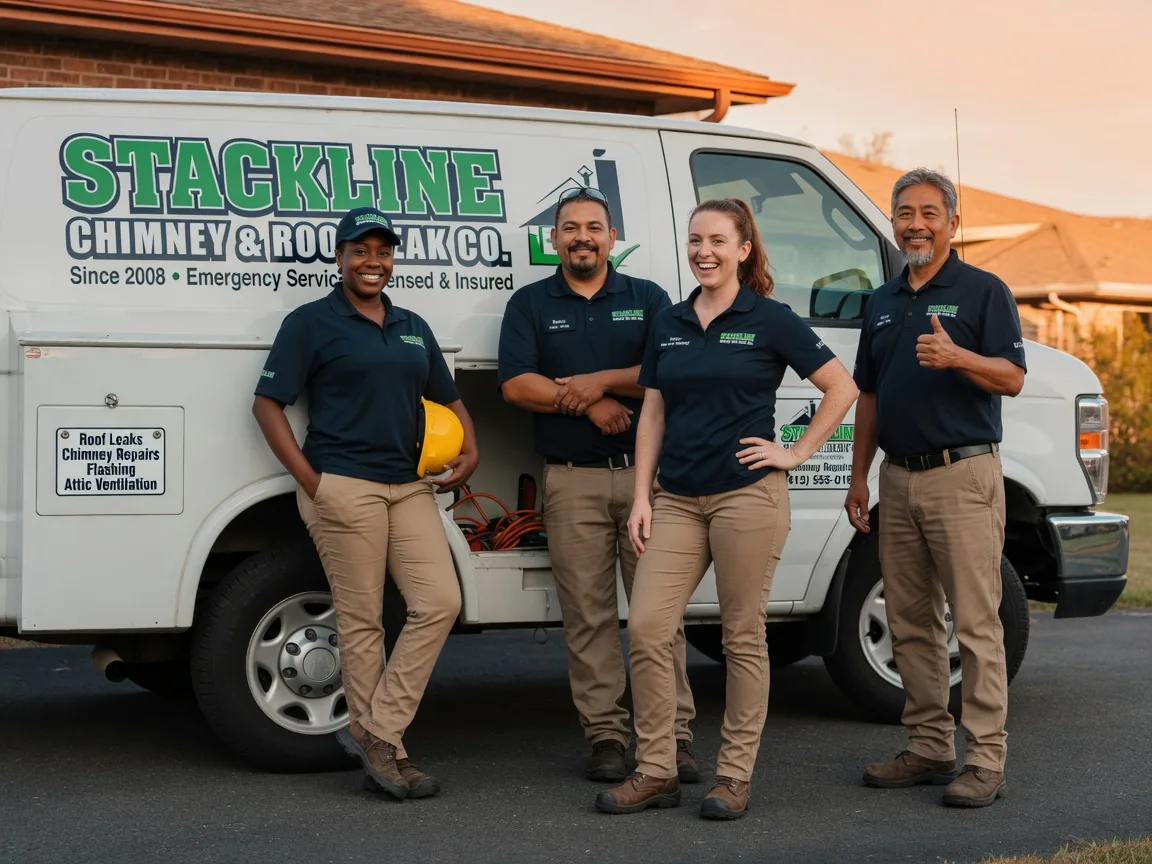 Chimney flashing repair company in Roseville, CA